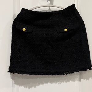 Express black tweed mini skirt. Size 4